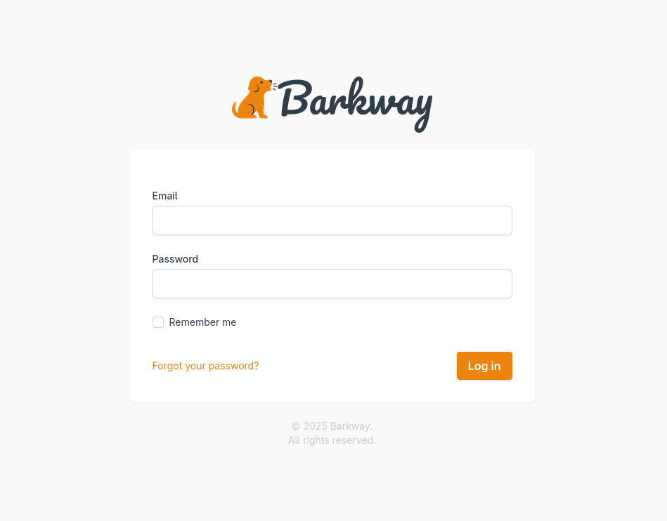 Barkway Login
